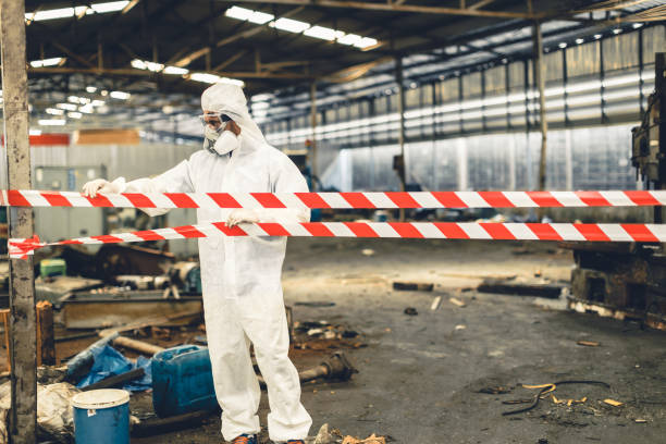 Professional Hoarding Cleanup technician working in Danville, IL